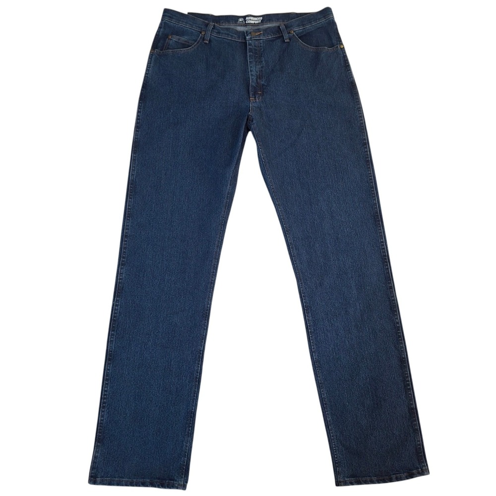 Wrangler Cowboy Cut Jeans Men's 40x36* Blue Advanced Comfort Bootcut Denim NWT